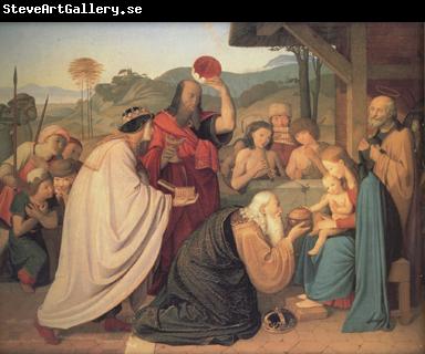 Friedrich Johann Overbeck The Adoration of the Magi (nn03)